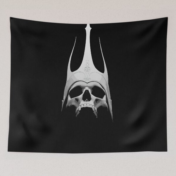 Item preview, Whispers in the Bone. Medieval skull style design by shadowinkedartwork. Whispers of the underworld. designed and sold by shadowinkedart.
