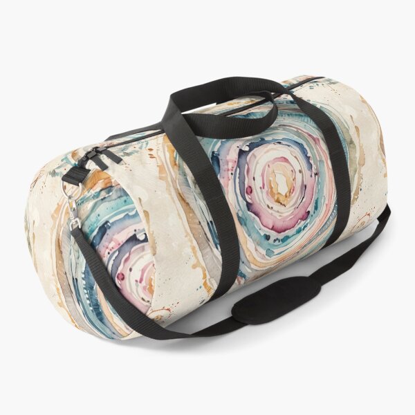 Item preview, Colorful Abstract Watercolor Art with Concentric Circles and Radiating Patterns designed and sold by CoolPixels.