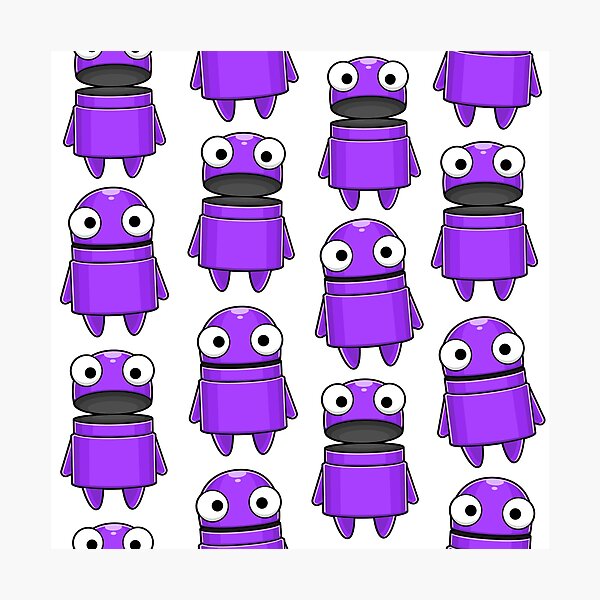 Item preview, REPO Game Character Seamless Pattern designed and sold by Kubala Designs.