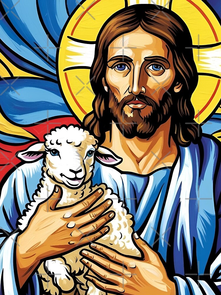 Thumbnail 3 of 3, Scarf, Jesus designed and sold by S9View.