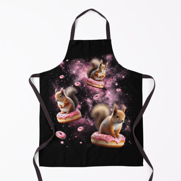 Item preview, Cute Squirrel Riding Donut Space Galaxy Squirrel Lover designed and sold by Kimberley King Art  King Art.