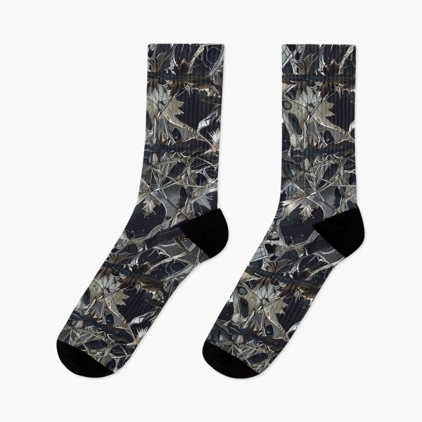 Item preview, Abstract Tangled Metallic Pattern with Dark and Reflective Tones designed and sold by CoolPixels.