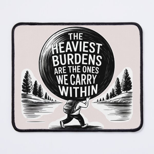 Item preview, The Heaviest Burdens Are The Ones We Carry Within designed and sold by SurrealArtSzysz.