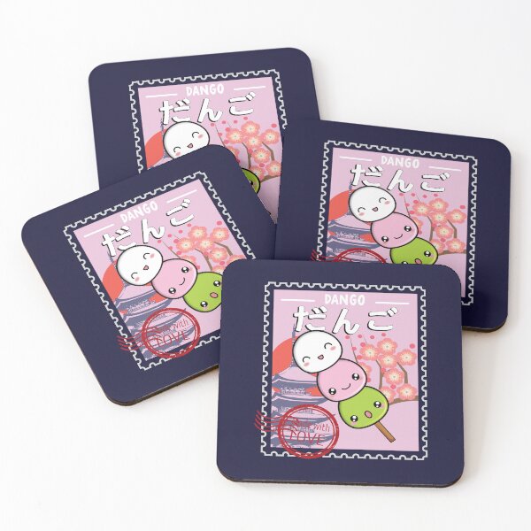 Item preview, kawaii Dango cute japanese vintage stamp designed and sold by samah82.