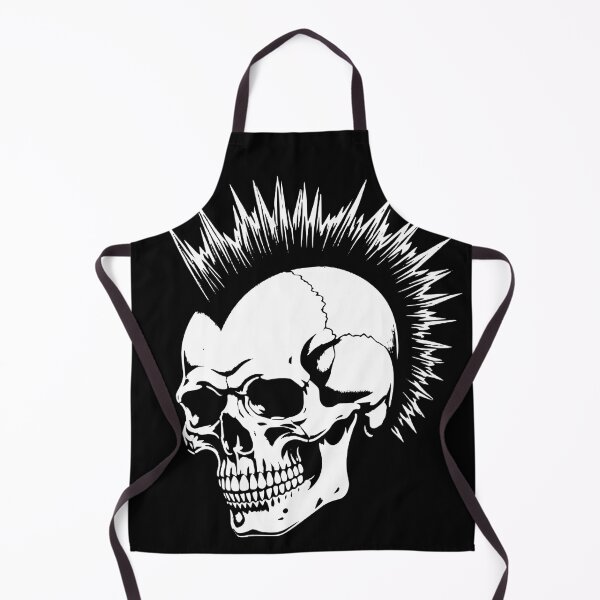 Item preview, Punk skull line art designed and sold by Brexmore3.