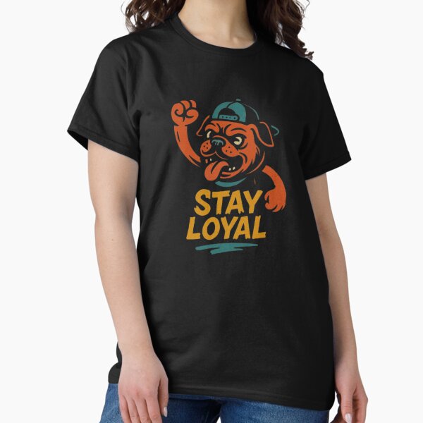 Item preview, Stay Loyal Dog – Proud Cartoon Pup designed and sold by BENKUNG.