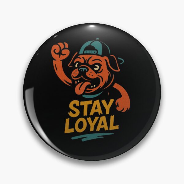 Item preview, Stay Loyal Dog – Proud Cartoon Pup designed and sold by BENKUNG.