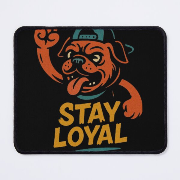 Item preview, Stay Loyal Dog – Proud Cartoon Pup designed and sold by BENKUNG.