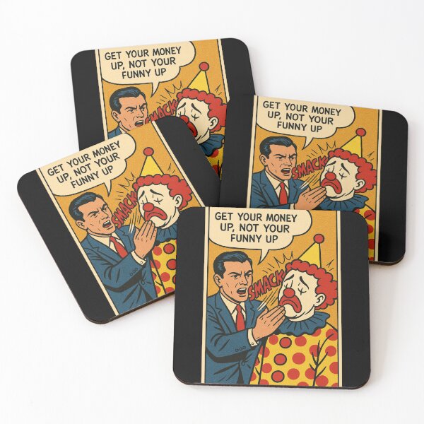 Item preview, Get Your Money Up Clown! designed and sold by Boohoo Beach.