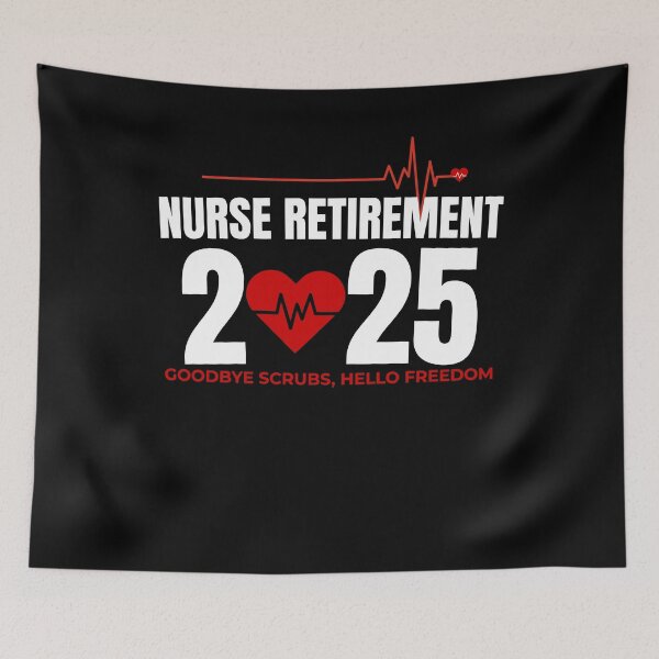 Item preview, Nurse Retirement 2025 Funny Goodbye Scrubs, Hello Freedom designed and sold by thebest-2studio.