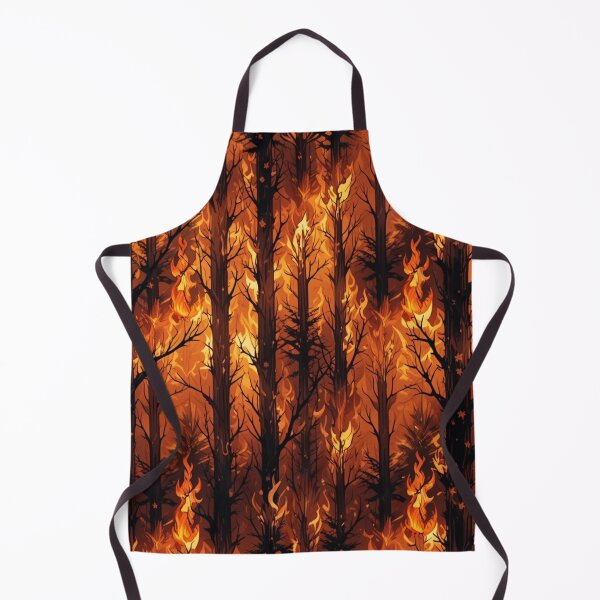 Item preview, Fire engulfs a dense forest designed and sold by InezPhotography.