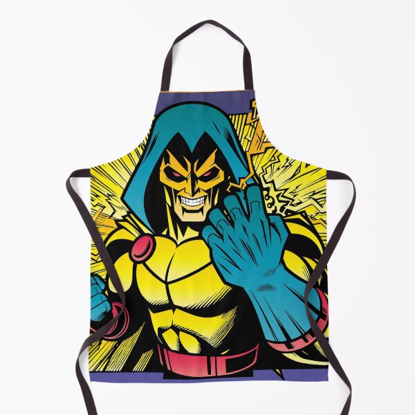 Item preview, Comic Book Electric Villain designed and sold by ArtFactoryAI.