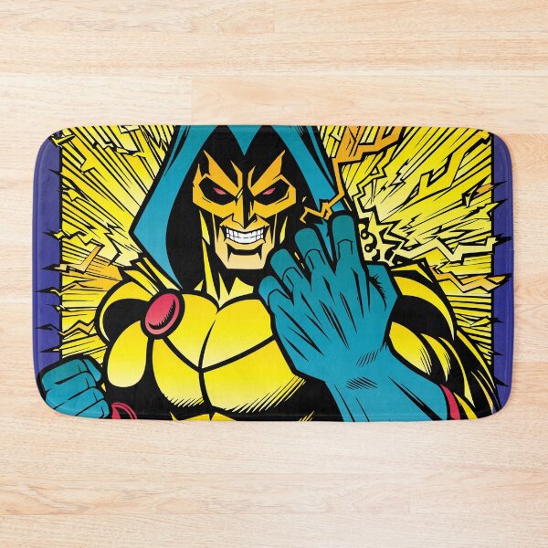 Item preview, Comic Book Electric Villain designed and sold by ArtFactoryAI.