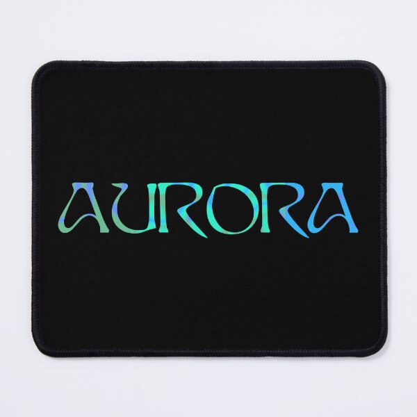 Item preview, AURORA Aksnes - blue text designed and sold by incloudines.