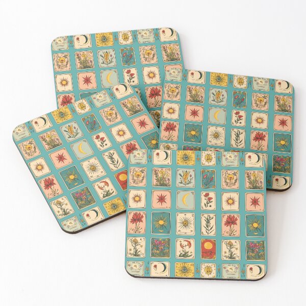 Item preview, Vintage Botanical Tarot Cards designed and sold by junkydotcom.