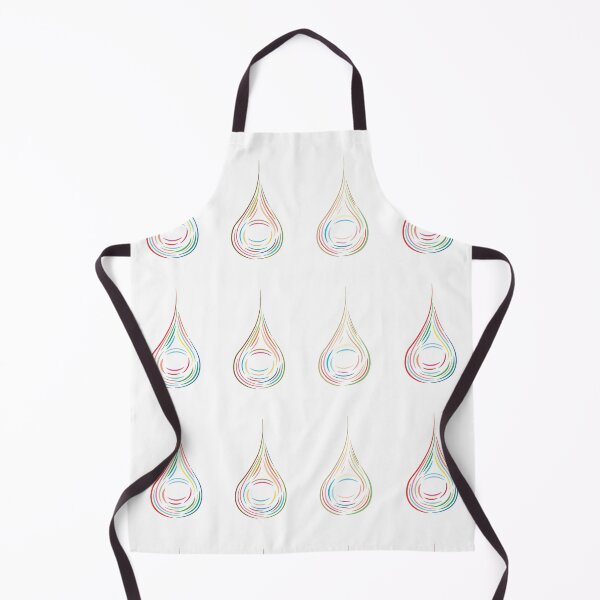 Item preview, Trio of Drops - Spring, Horizontal Alignment, Light Background designed and sold by Onyx Swan Art.