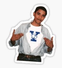 Barack Obama Yale University Sticker