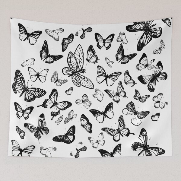 Item preview, Butterfly Sketch pattern designed and sold by Brexmore3.