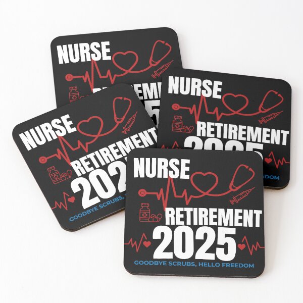 Item preview, Vintage Nurse Retired 2025 designed and sold by thebest-2studio.
