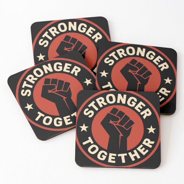 Item preview, Stronger Together Labor Day Unity Emblem – Vintage Fist Design designed and sold by Sadanova.