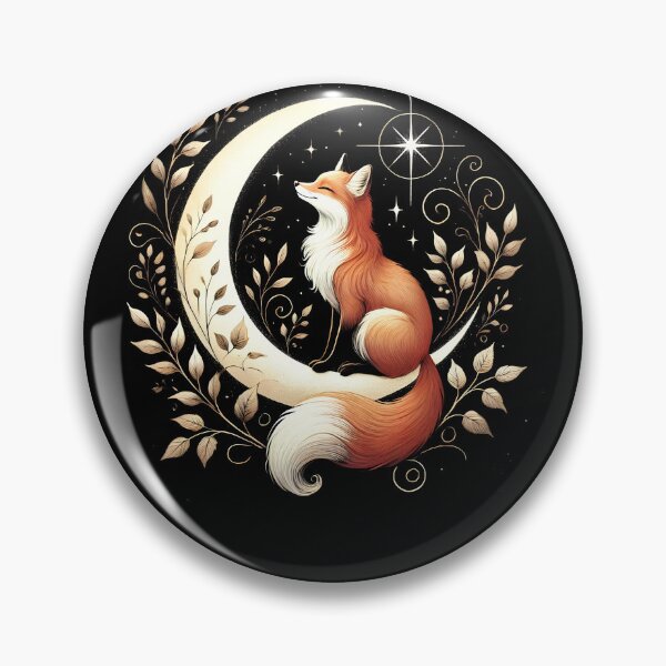 Item preview, Cosmic Dreamy Fox Celestial Dreamer Vintage Boho Forestcore designed and sold by Kimberley King Art  King Art.