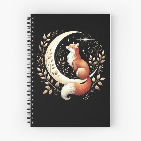 Item preview, Cosmic Dreamy Fox Celestial Dreamer Vintage Boho Forestcore designed and sold by Kimberley King Art  King Art.