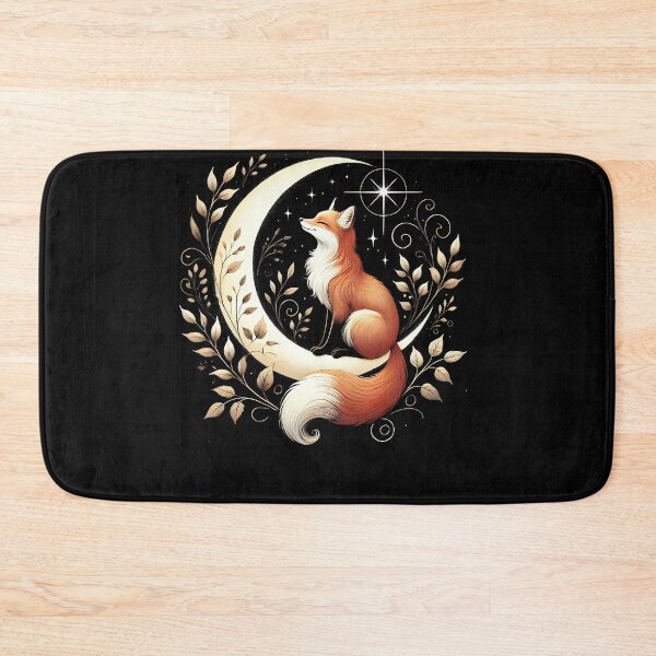 Item preview, Cosmic Dreamy Fox Celestial Dreamer Vintage Boho Forestcore designed and sold by Kimberley King Art  King Art.