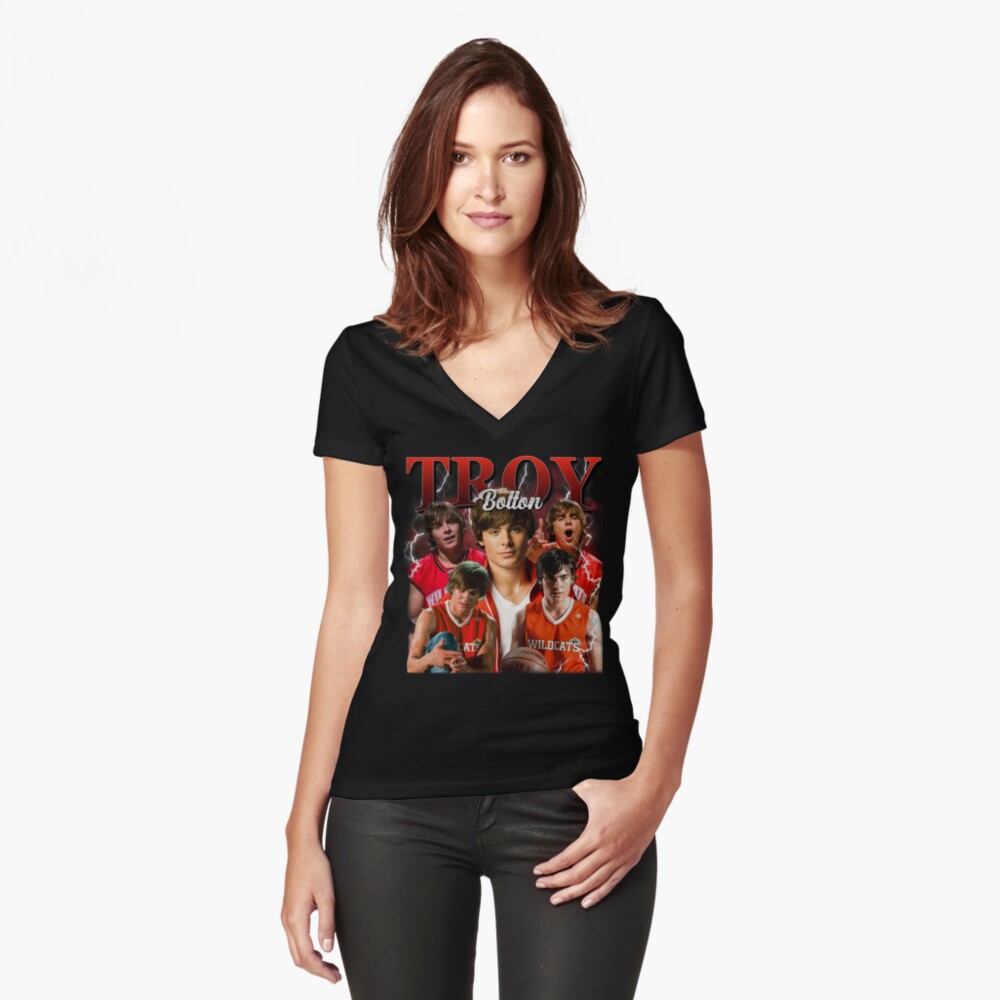 Item preview, Fitted V-Neck T-Shirt designed and sold by zoizen344.