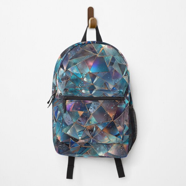 Item preview, Colorful Abstract Mosaic of Shattered Glass With Vibrant Textures and Glowing Light designed and sold by CoolPixels.