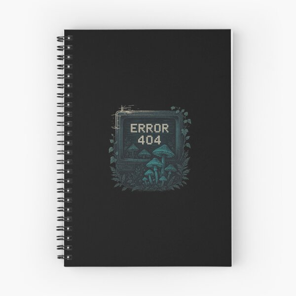 Item preview, Error 404: Mushroom Forest – Glitchcore Dark Botanical Art  designed and sold by Be Chill.