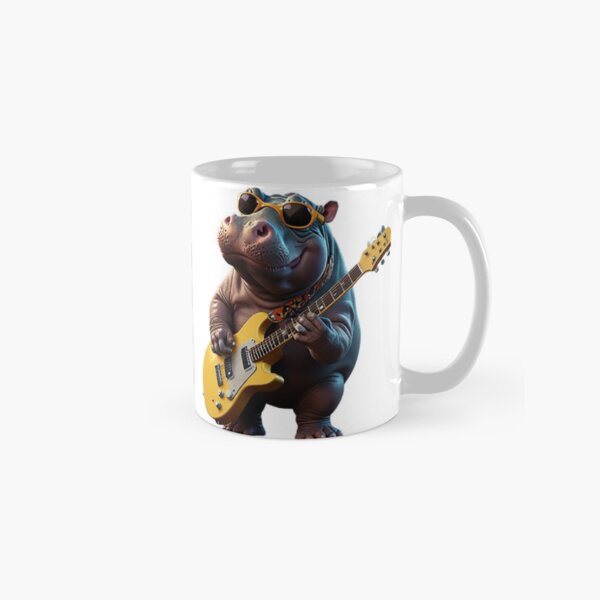 Aperçu de l'œuvre Hippo Rockstar créée et vendue par likbatonboot.