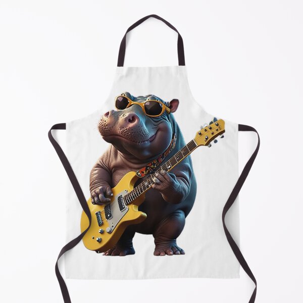 Aperçu de l'œuvre Hippo Rockstar créée et vendue par likbatonboot.