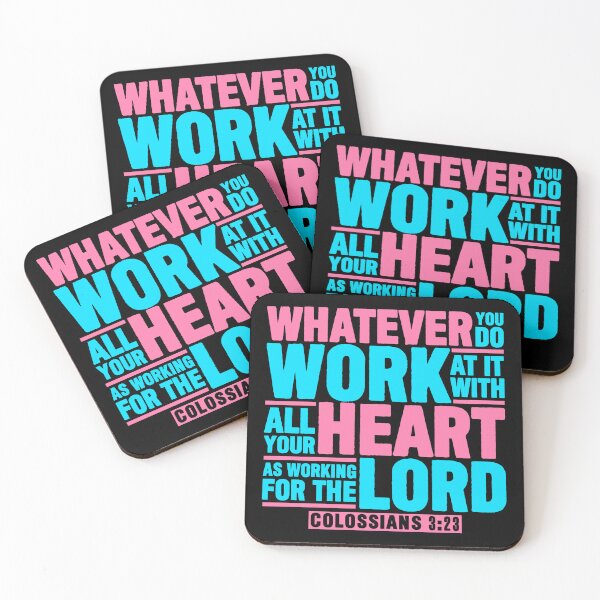 Item preview, Colossians 3:23 Work For The Lord designed and sold by plushism.