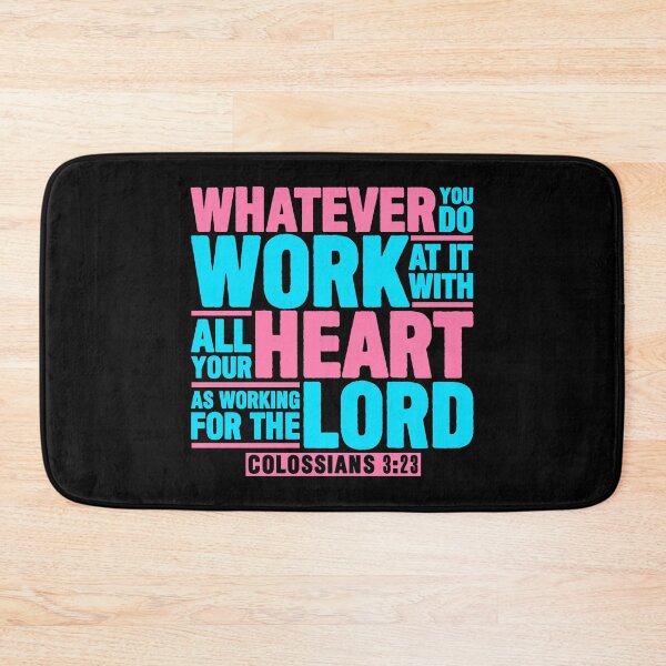 Item preview, Colossians 3:23 Work For The Lord designed and sold by plushism.