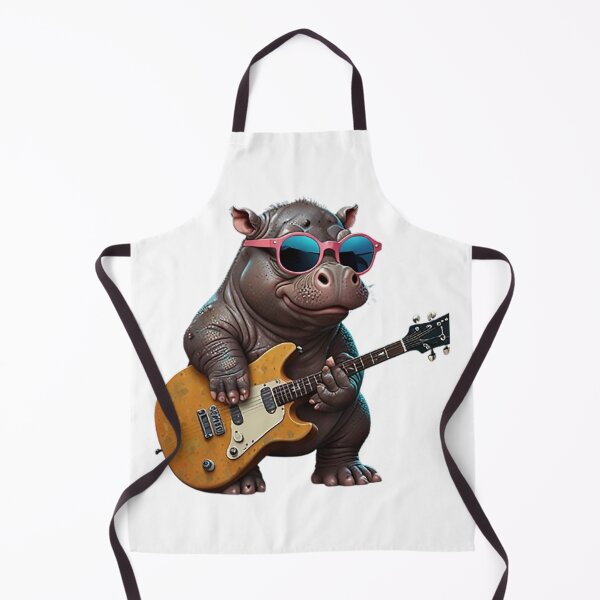 Aperçu de l'œuvre Hippo Rockstar créée et vendue par likbatonboot.
