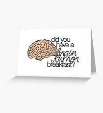 Brain Tumor Greeting Card