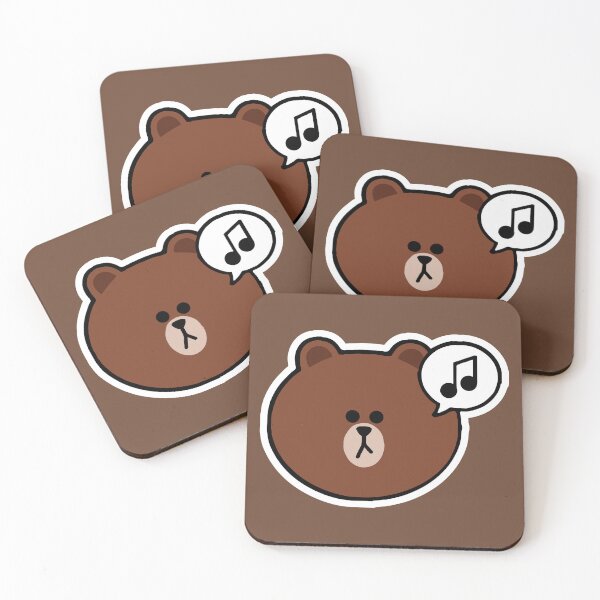 Item preview, LINE Friends brown bear designed and sold by Billy Morfo™.