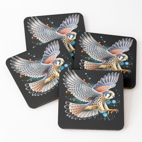 Item preview, Kestrel Falcon Fly Bird Lover Birding Watcher designed and sold by Kimberley King Art  King Art.