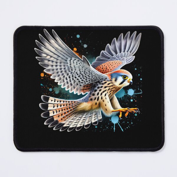 Item preview, Kestrel Falcon Fly Bird Lover Birding Watcher designed and sold by Kimberley King Art King Art.