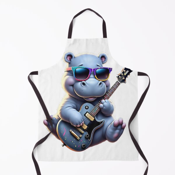 Aperçu de l'œuvre Hippo Rockstar créée et vendue par likbatonboot.