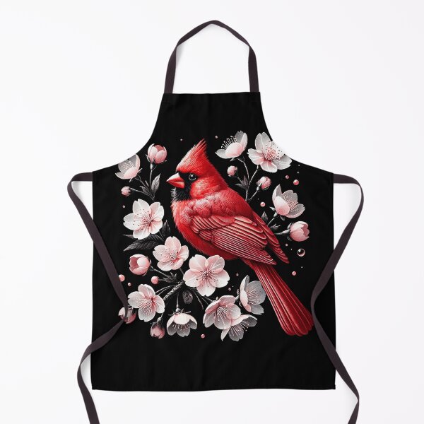 Item preview, Red Cardinal Cherry Blossom Floral Birdwatching Birding Bird Lover designed and sold by Kimberley King Art King Art.