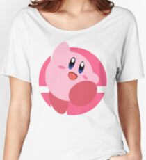 Super Smash Bros. Ultimate - Kirby Women's Relaxed Fit T-Shirt