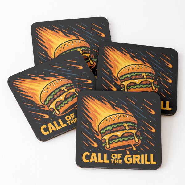 Item preview, Asteroid Burger Call Of The Grill designed and sold by Blok45.