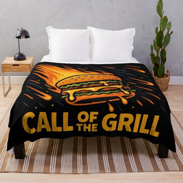 Item preview, Asteroid Burger Call Of The Grill designed and sold by Blok45.