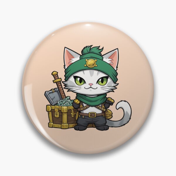 Item preview, Paws on Gold – Cat’s Legendary Find designed and sold by Babayaa.