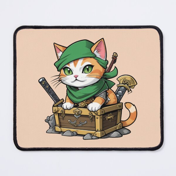Item preview, Chest Discovered – Curious Cat Strikes Gold designed and sold by Babayaa.