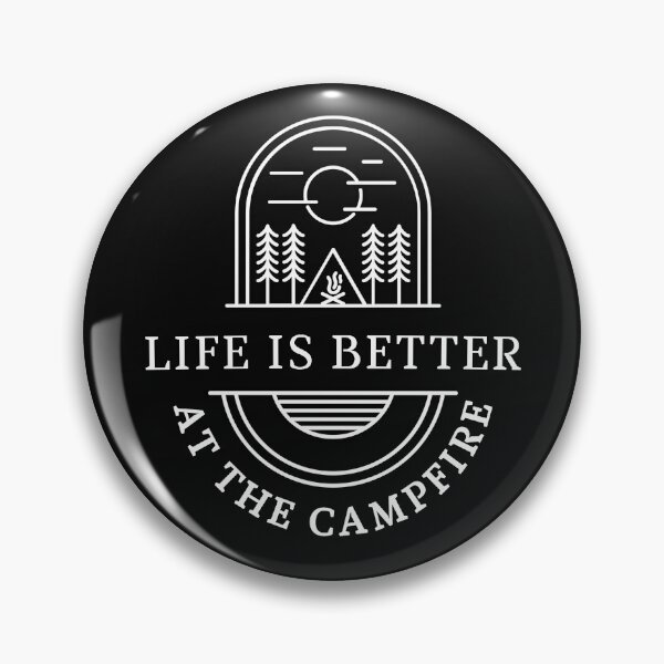 Item preview, Life Is Better At The Campfire designed and sold by Maggie Mustard.