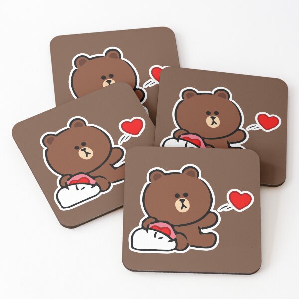 Item preview, LINE Friends brown bear designed and sold by Billy Morfo™.