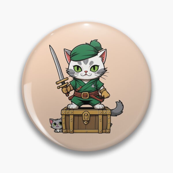 Item preview, Cat of Fortune – Guarding the Gold designed and sold by Babayaa.