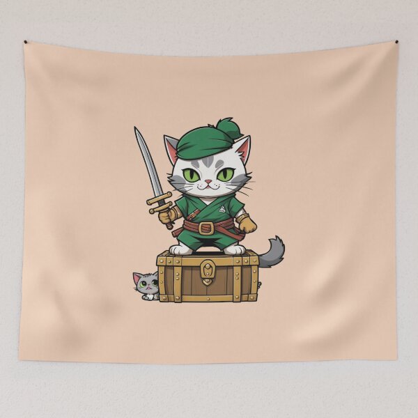 Item preview, Cat of Fortune – Guarding the Gold designed and sold by Babayaa.